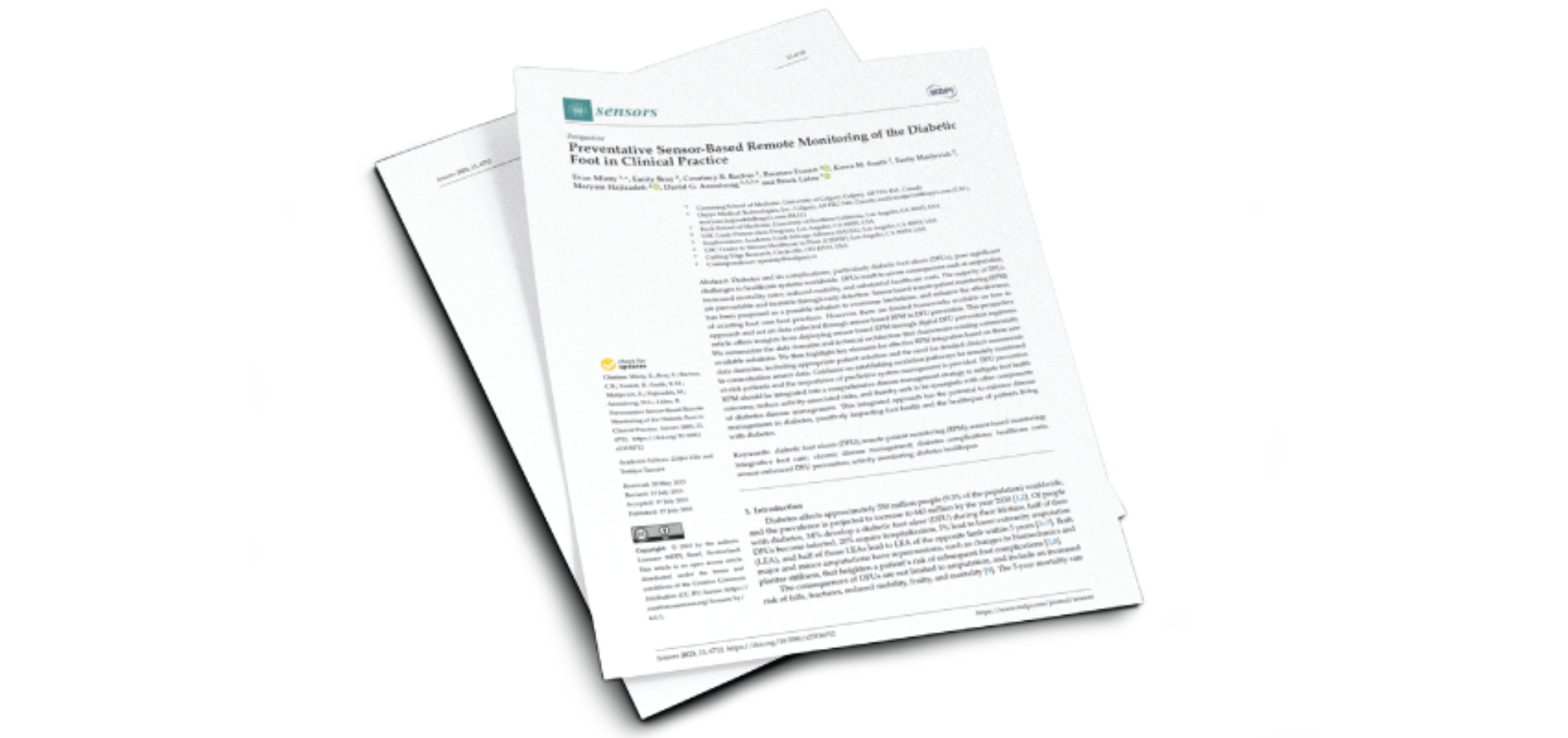 Preventative Sensor-Based Remote Monitoring of the Diabetic Foot in ...